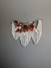 Load image into Gallery viewer, Flower Crown Macrame Hanging - Large - Autumn Leaves