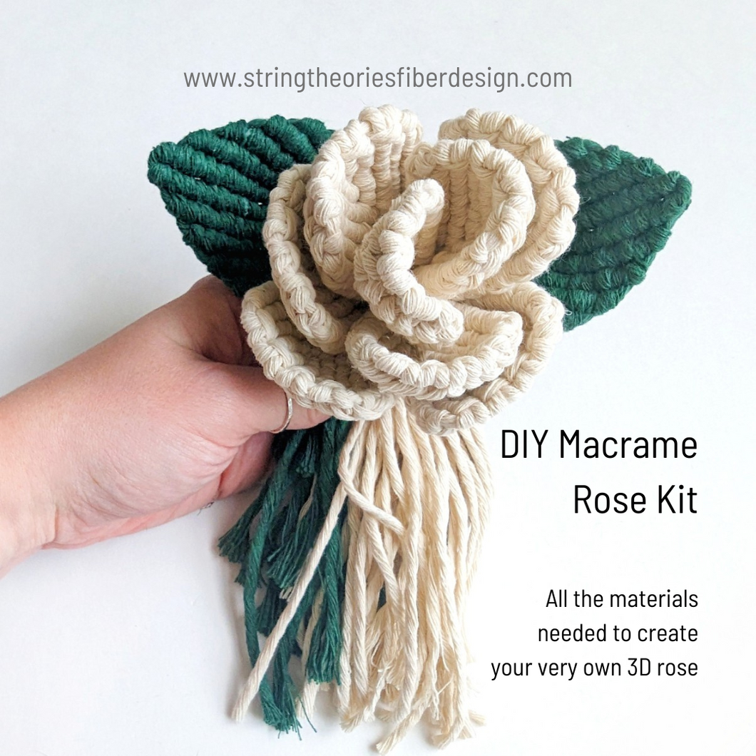 Macrame Rose DIY Kit