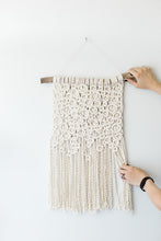 Load image into Gallery viewer, Macrame Bubbles Wall Hanging String Theories Fiber Design