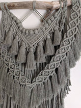 Load image into Gallery viewer, Extra Layered Macrame Wall Hanging - Sage Green String Theories Fiber Design