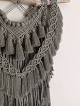 Load image into Gallery viewer, Extra Layered Macrame Wall Hanging - Sage Green String Theories Fiber Design