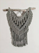 Load image into Gallery viewer, Extra Layered Macrame Wall Hanging - Sage Green String Theories Fiber Design
