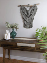 Load image into Gallery viewer, Extra Layered Macrame Wall Hanging - Sage Green String Theories Fiber Design