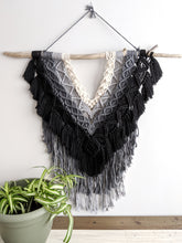 Load image into Gallery viewer, Macrame Layered Ombre Wall Hanging Tapestry String Theories Fiber Design