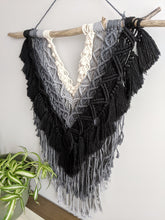 Load image into Gallery viewer, Macrame Layered Ombre Wall Hanging Tapestry String Theories Fiber Design