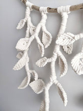 Load image into Gallery viewer, Macrame Wall Hanging - Hanging Vines and Leaves - Sculpture String Theories Fiber Design