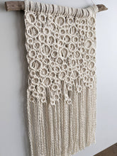 Load image into Gallery viewer, Macrame Bubbles Wall Hanging String Theories Fiber Design