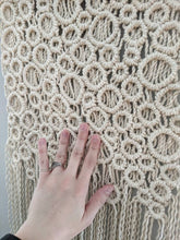 Load image into Gallery viewer, Macrame Bubbles Wall Hanging String Theories Fiber Design