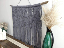 Load image into Gallery viewer, Extra Large Macrame Vines and Leaves Wall Hanging String Theories Fiber Design