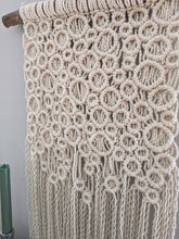 Load image into Gallery viewer, Macrame Bubbles Wall Hanging String Theories Fiber Design