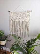 Load image into Gallery viewer, Extra Large Macrame Bubbles Wall Hanging String Theories Fiber Design