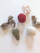 Load image into Gallery viewer, Macrame Christmas Ornament with Ribbons Set
