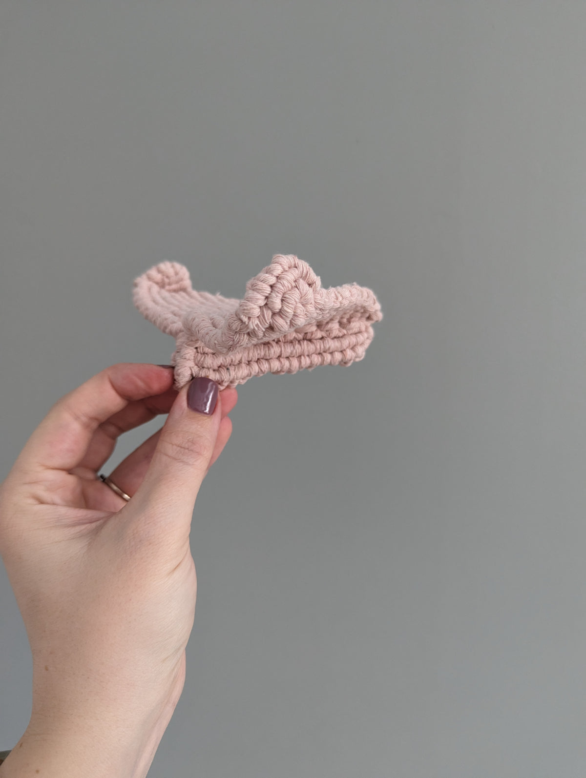 Macrame 3D Paper Plane Pattern (not a full kit)