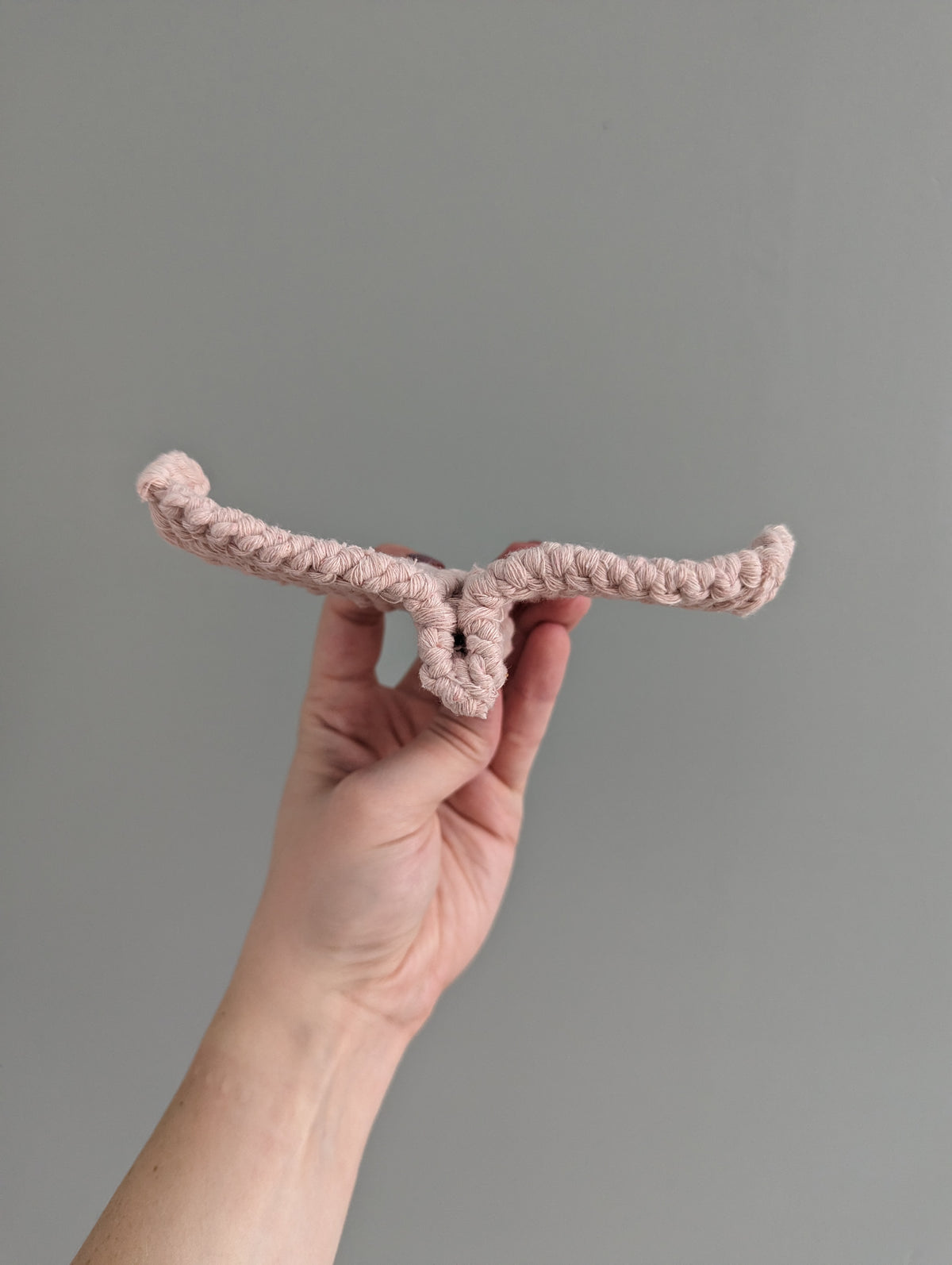 Macrame 3D Paper Plane Pattern (not a full kit)