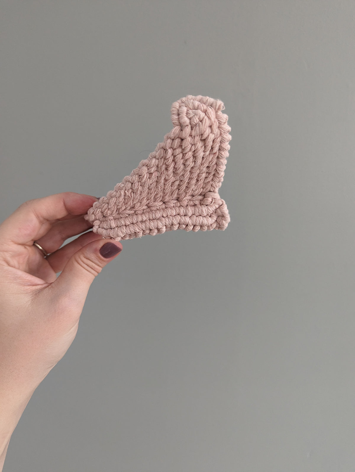 Macrame 3D Paper Plane Pattern (not a full kit)