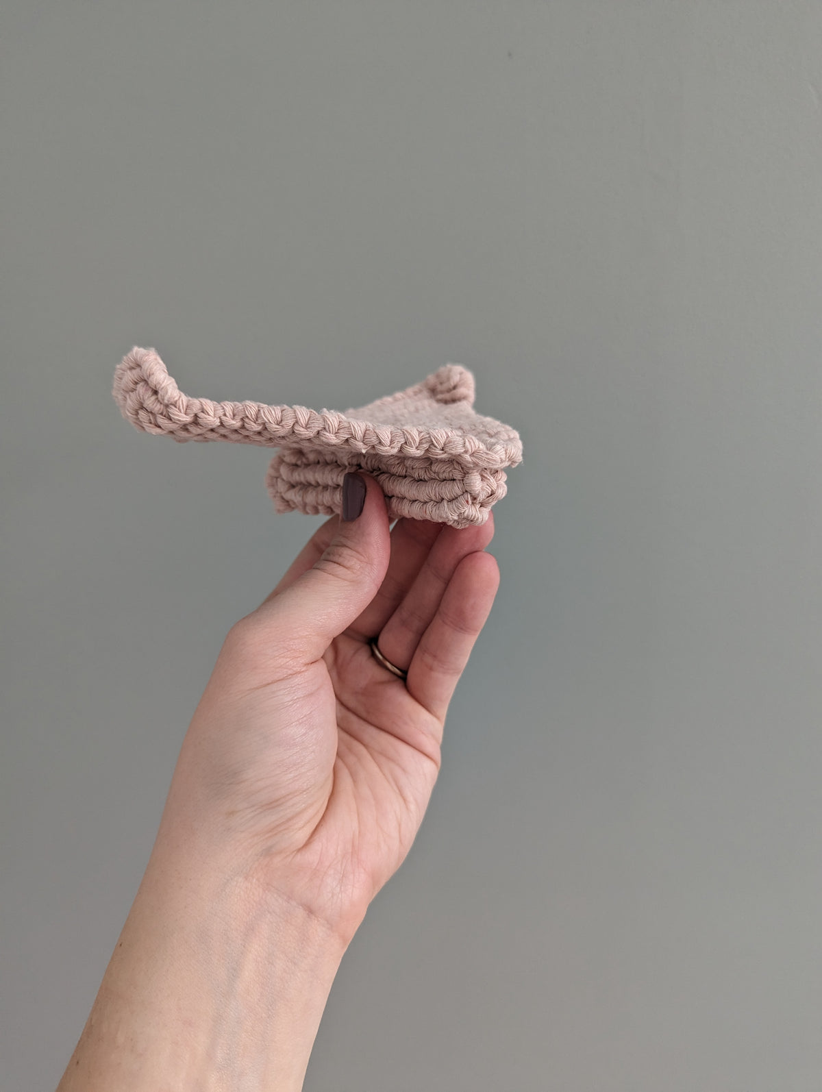 Macrame 3D Paper Plane Pattern (not a full kit)