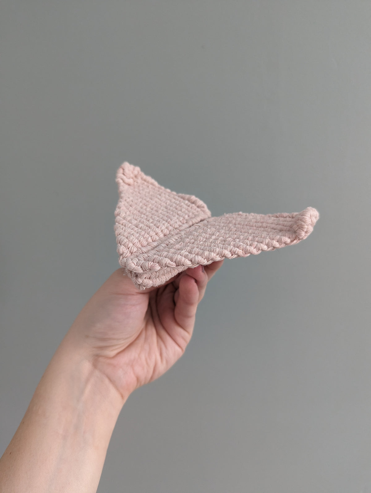 Macrame 3D Paper Plane Pattern (not a full kit)