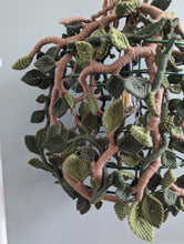 Load image into Gallery viewer, Macrame Lamp Leaf Sculpture
