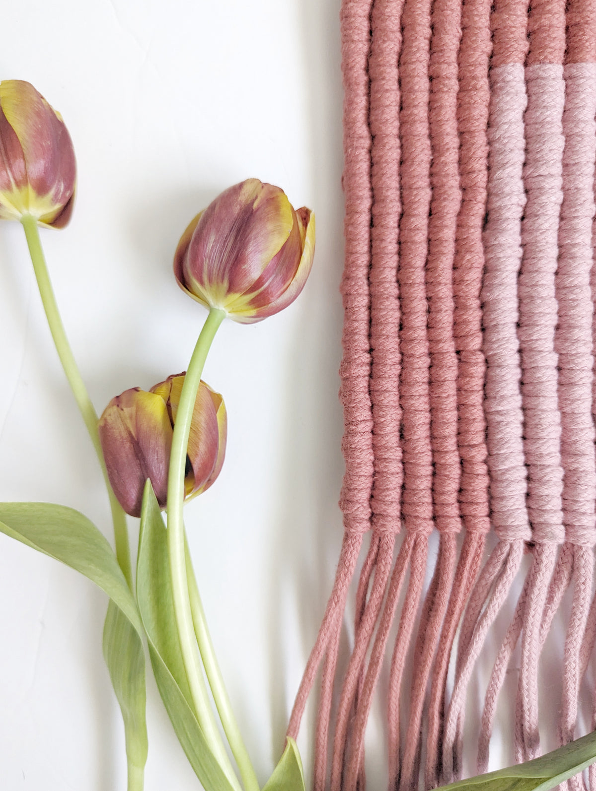 Bauhaus-Inspired Macrame Colour Block Wall Hanging Pattern - (not a full kit)