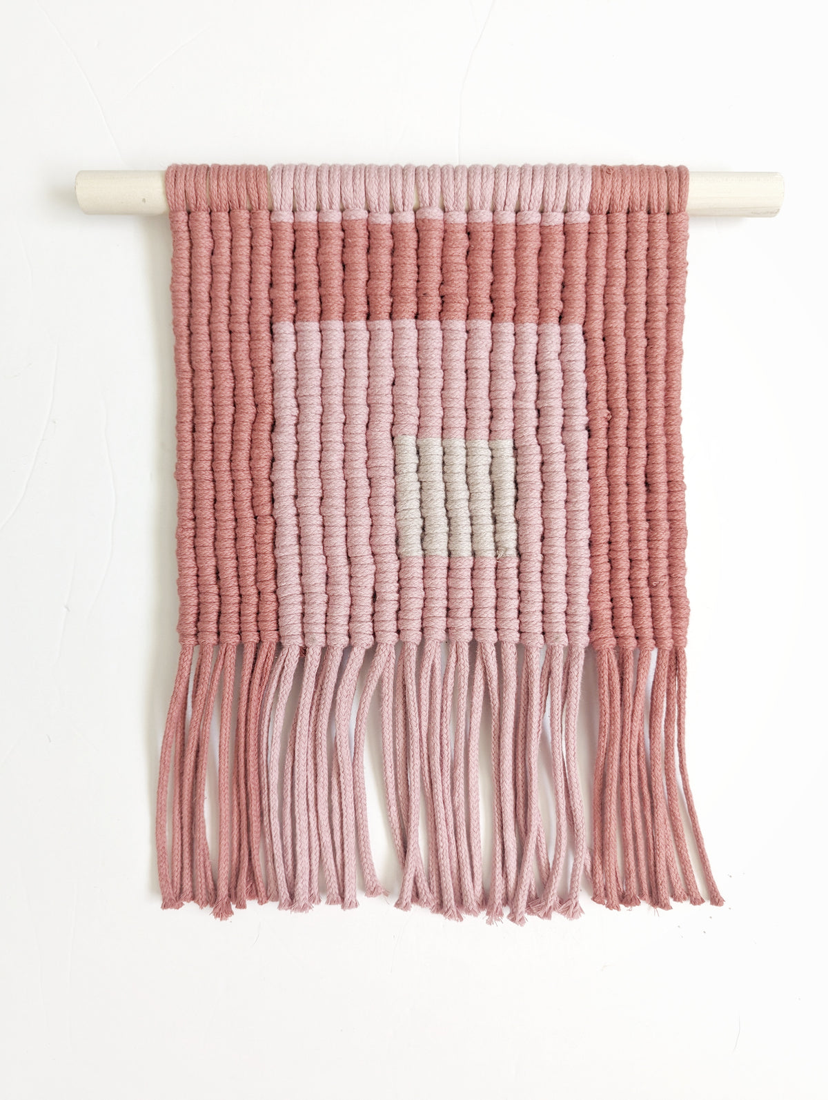 Bauhaus-Inspired Macrame Colour Block Wall Hanging Pattern - (not a full kit)