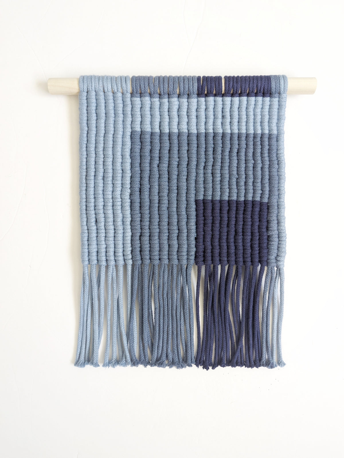 Bauhaus-Inspired Macrame Colour Block Wall Hanging Pattern - (not a full kit)