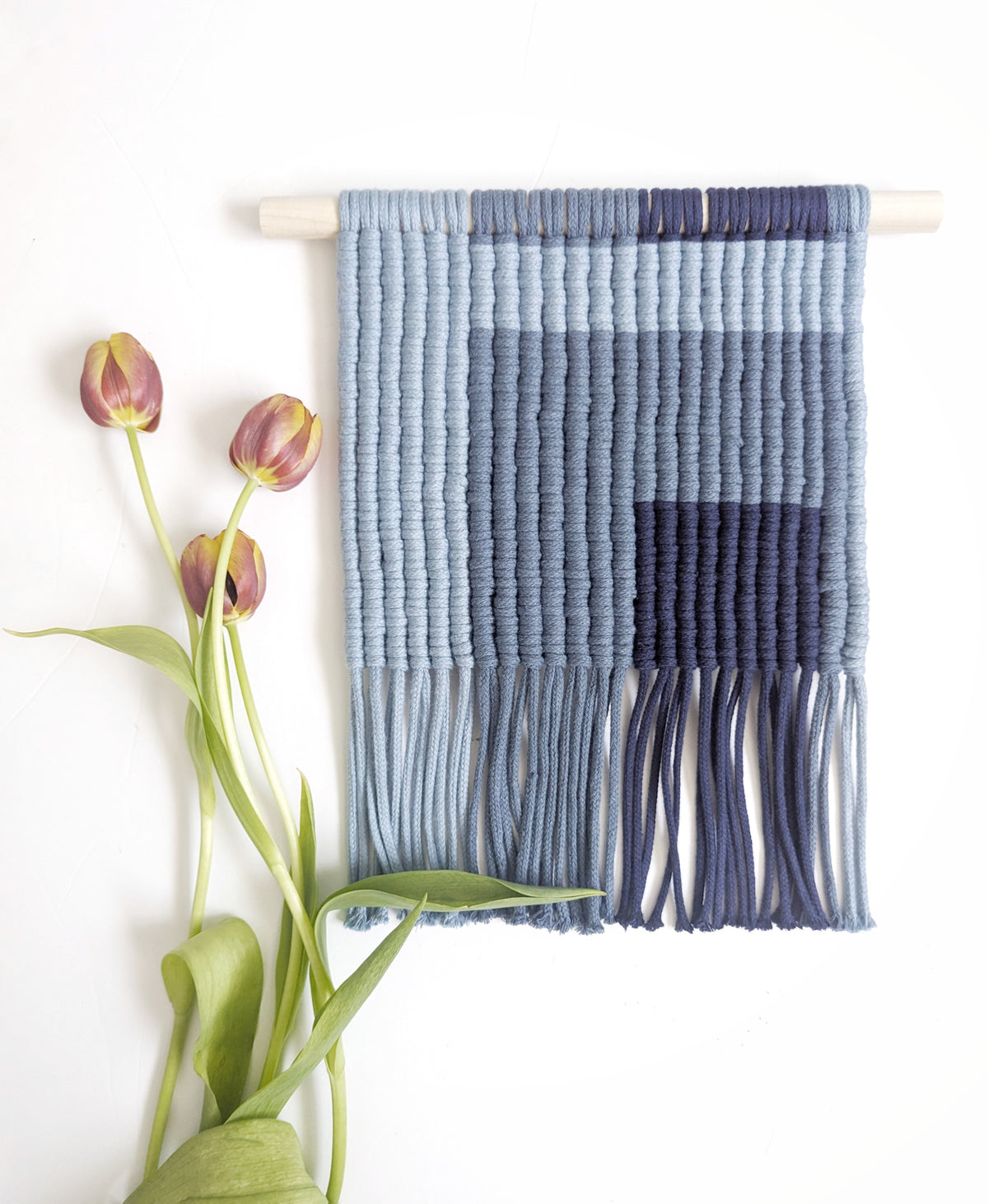 Bauhaus-Inspired Macrame Colour Block Wall Hanging Pattern - (not a full kit)