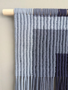 Bauhaus-Inspired Macrame Colour Block Wall Hanging Pattern - (not a full kit)