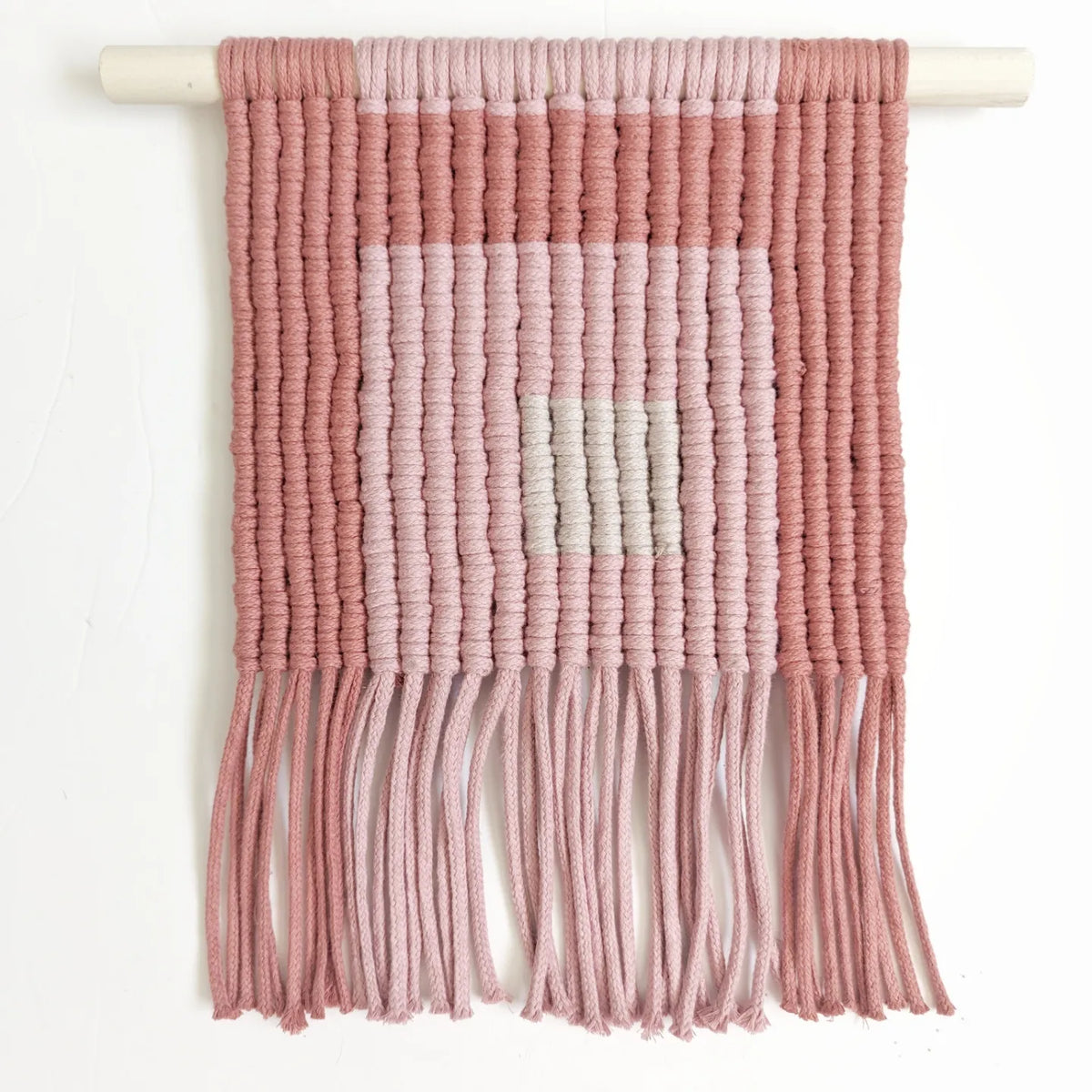 Macrame VCH Bauhaus inspired Colour Block