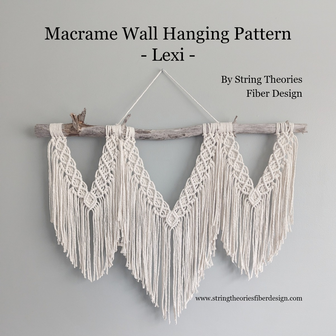 Macrame Wall Hanging Pattern - Lexi (not a full Kit)
