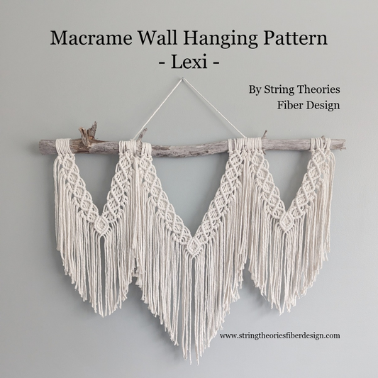 Macrame Wall Hanging Pattern - Lexi (not a full Kit)