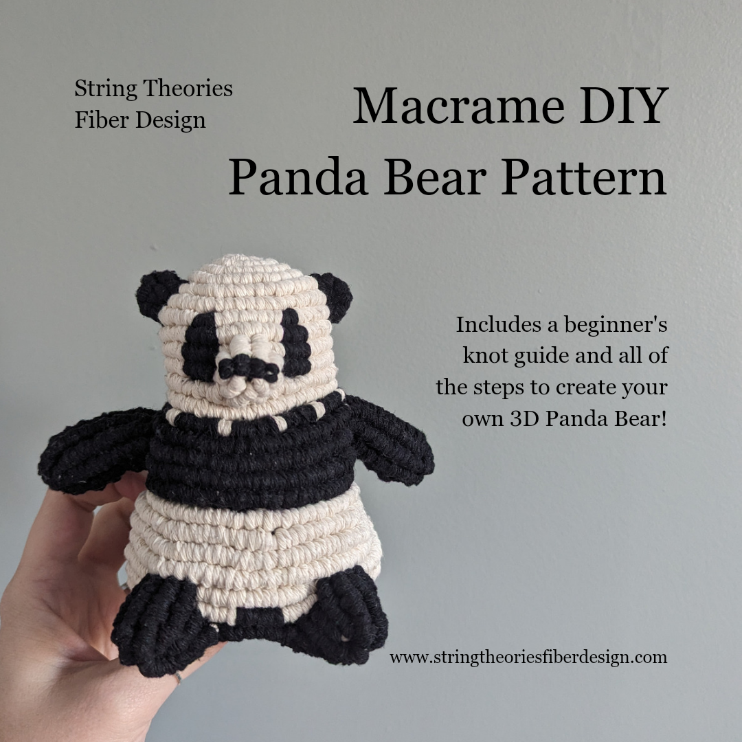 Macrame Panda Bear Kit