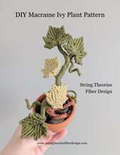Load image into Gallery viewer, Macrame Ivy Plant Pattern / Kit
