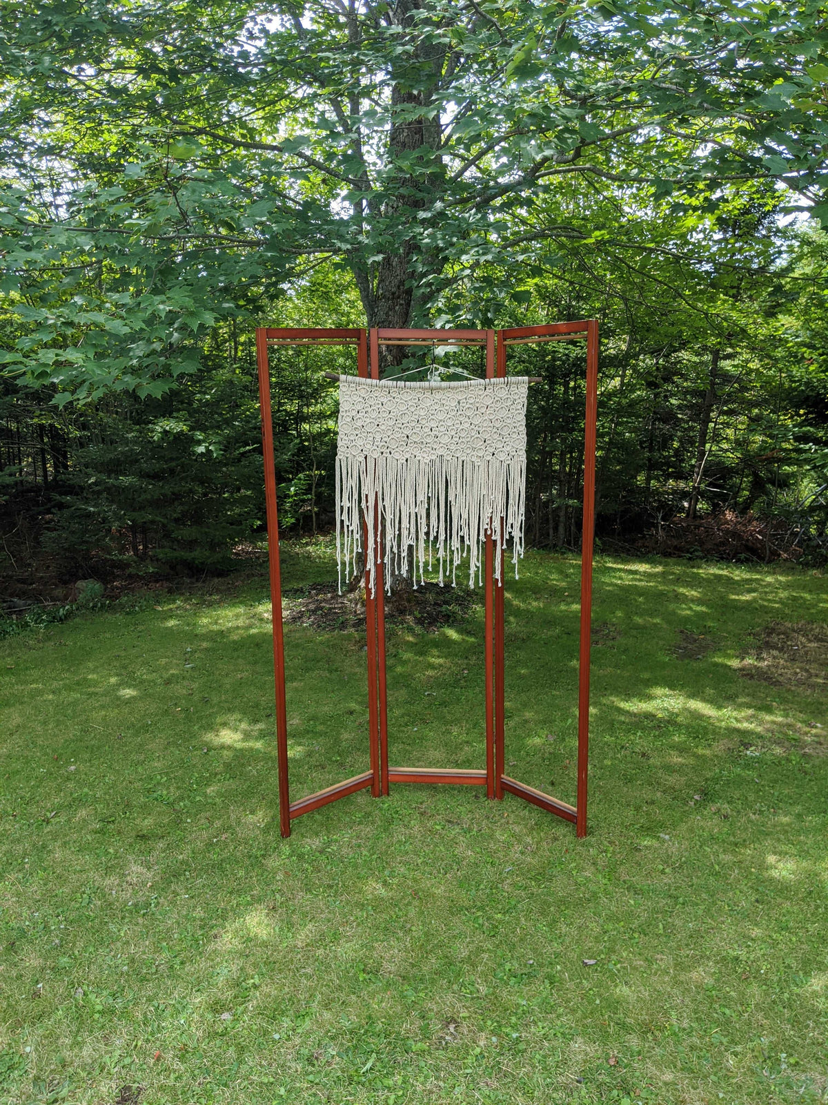 Extra Large Macrame Bubbles Wall Hanging String Theories Fiber Design
