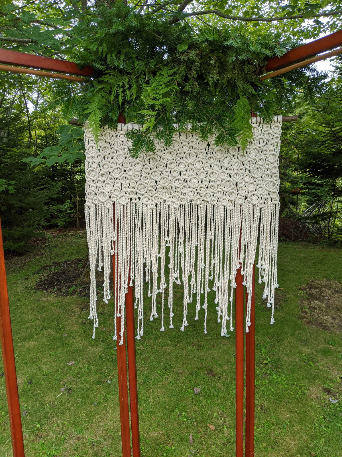 Extra Large Macrame Bubbles Wall Hanging String Theories Fiber Design