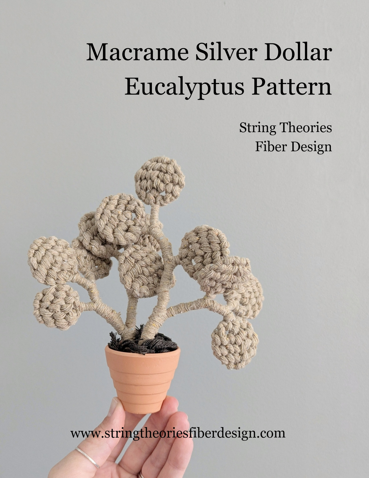 November - Macrame Mini Eucalyptus