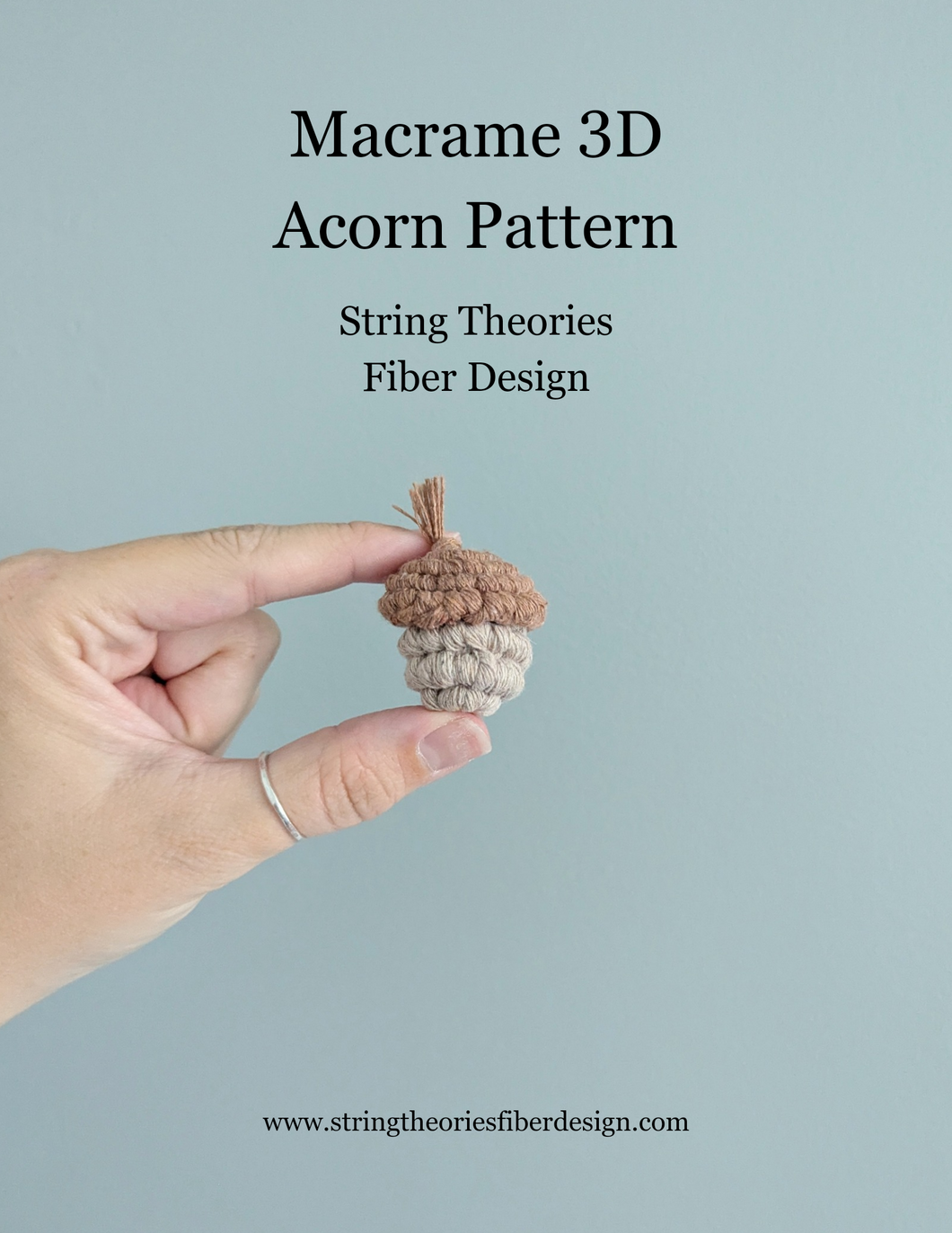 Macrame Acorns Pattern and Kit