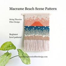 Load image into Gallery viewer, Macrame Beach Scene VCH Pattern/kit
