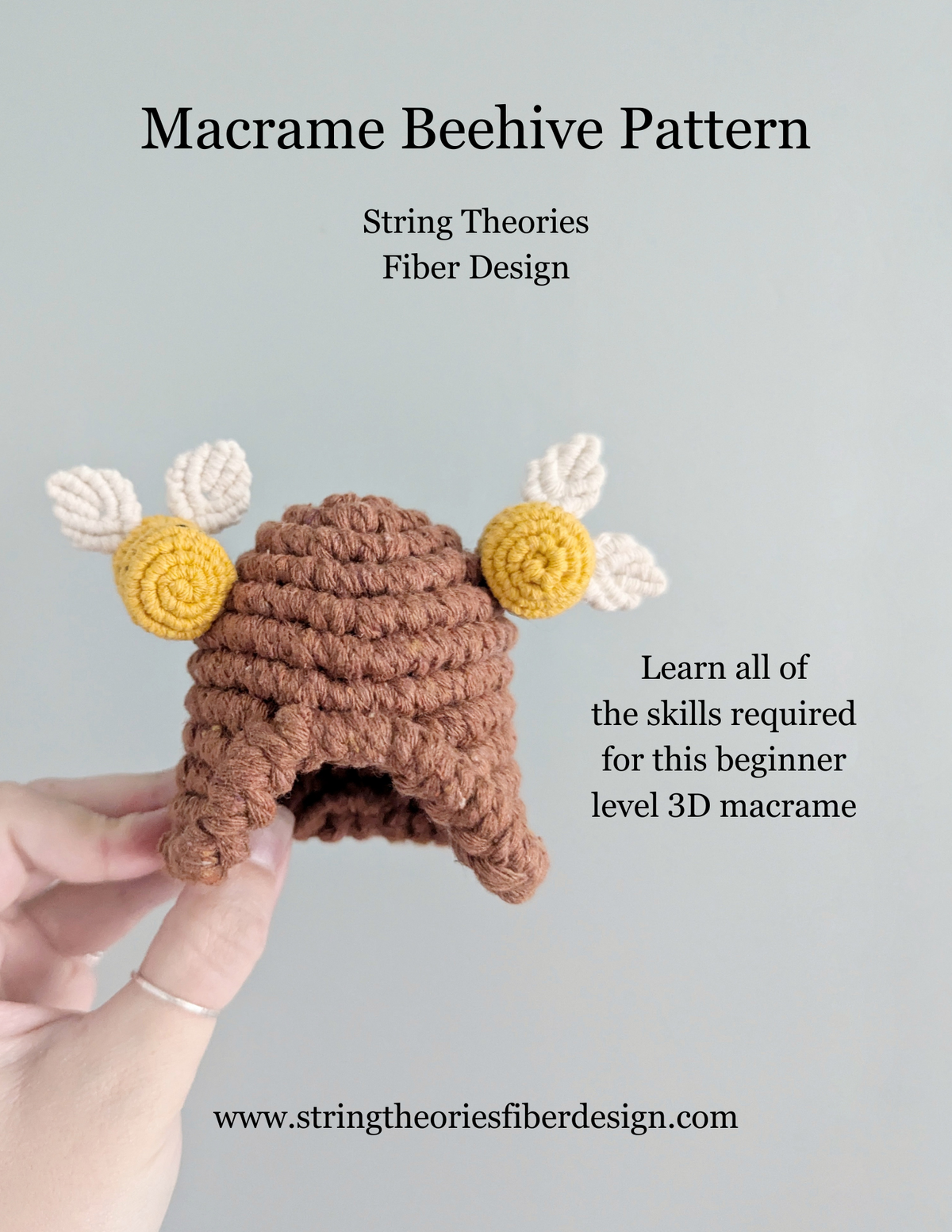 Macrame Beehive Pattern and Kit