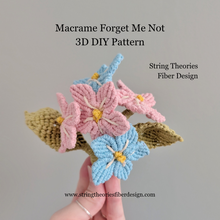 Load image into Gallery viewer, Macrame Forget me Knot Pattern / Kit
