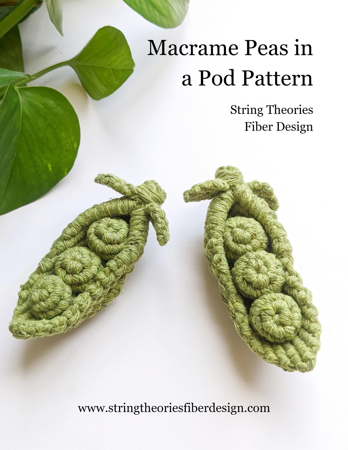 Macrame Peas in a Pod Pattern and Kit