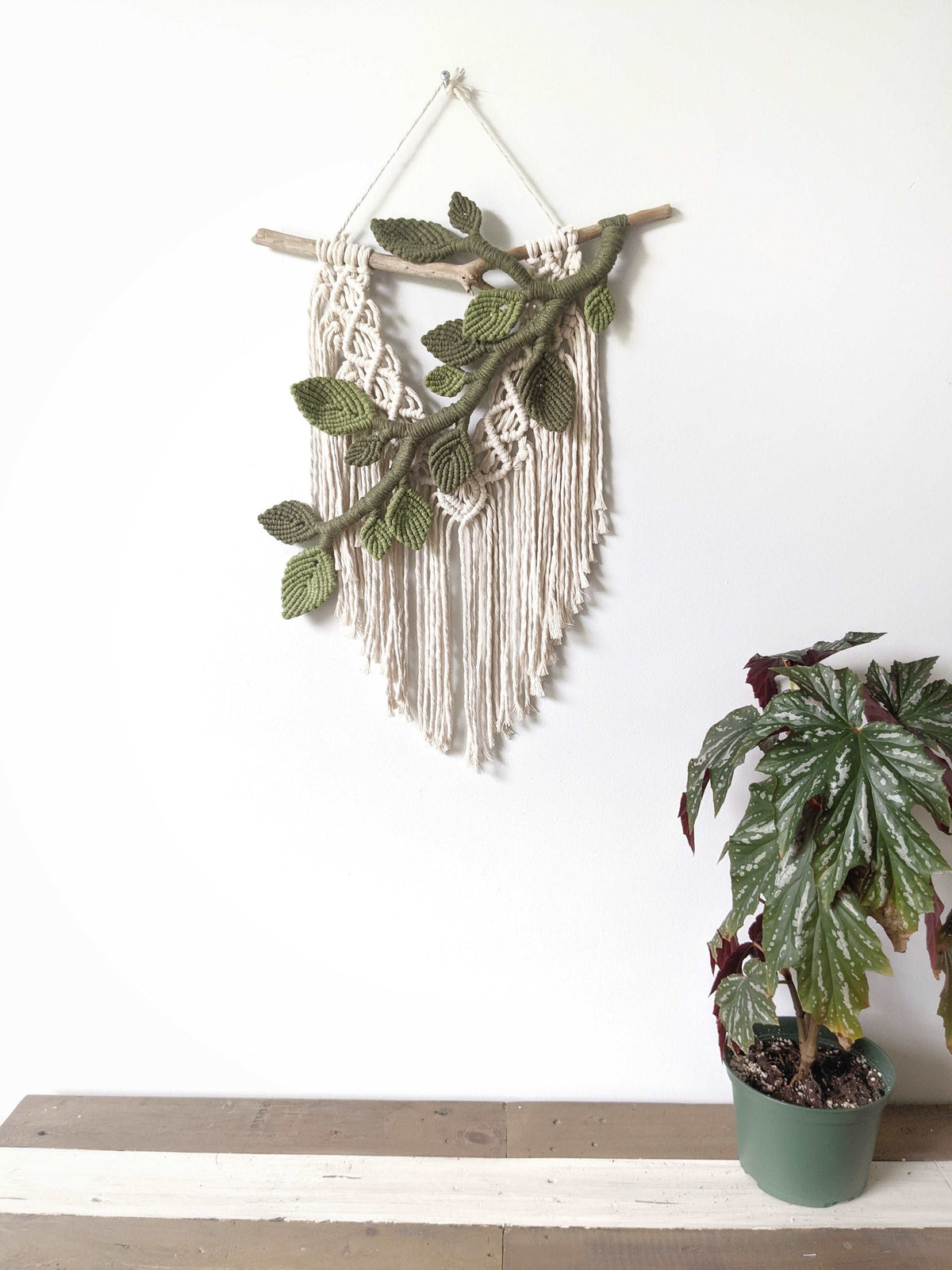 Flower Crown Macrame Hanging String Theories Fiber Design