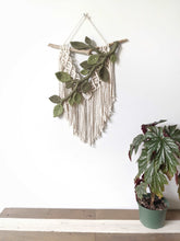 Load image into Gallery viewer, Flower Crown Macrame Hanging String Theories Fiber Design
