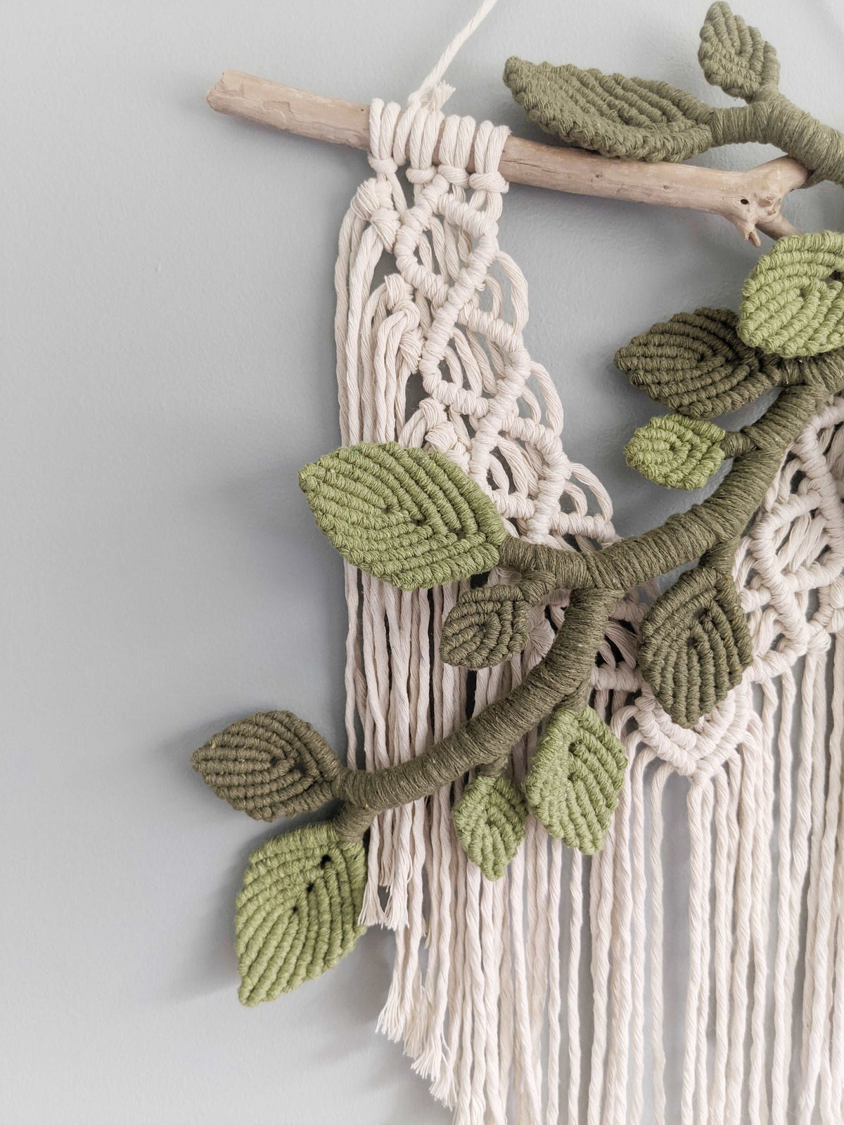 Flower Crown Macrame Hanging String Theories Fiber Design