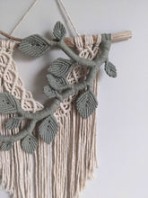 Load image into Gallery viewer, Flower Crown Macrame Hanging String Theories Fiber Design
