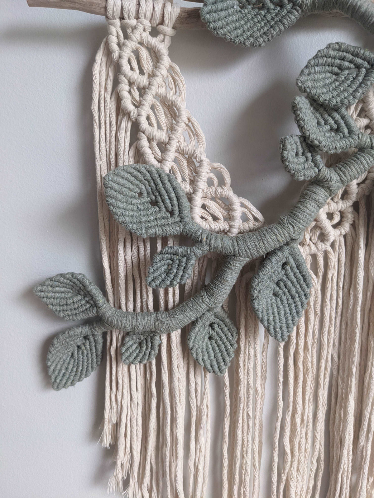 Flower Crown Macrame Hanging String Theories Fiber Design