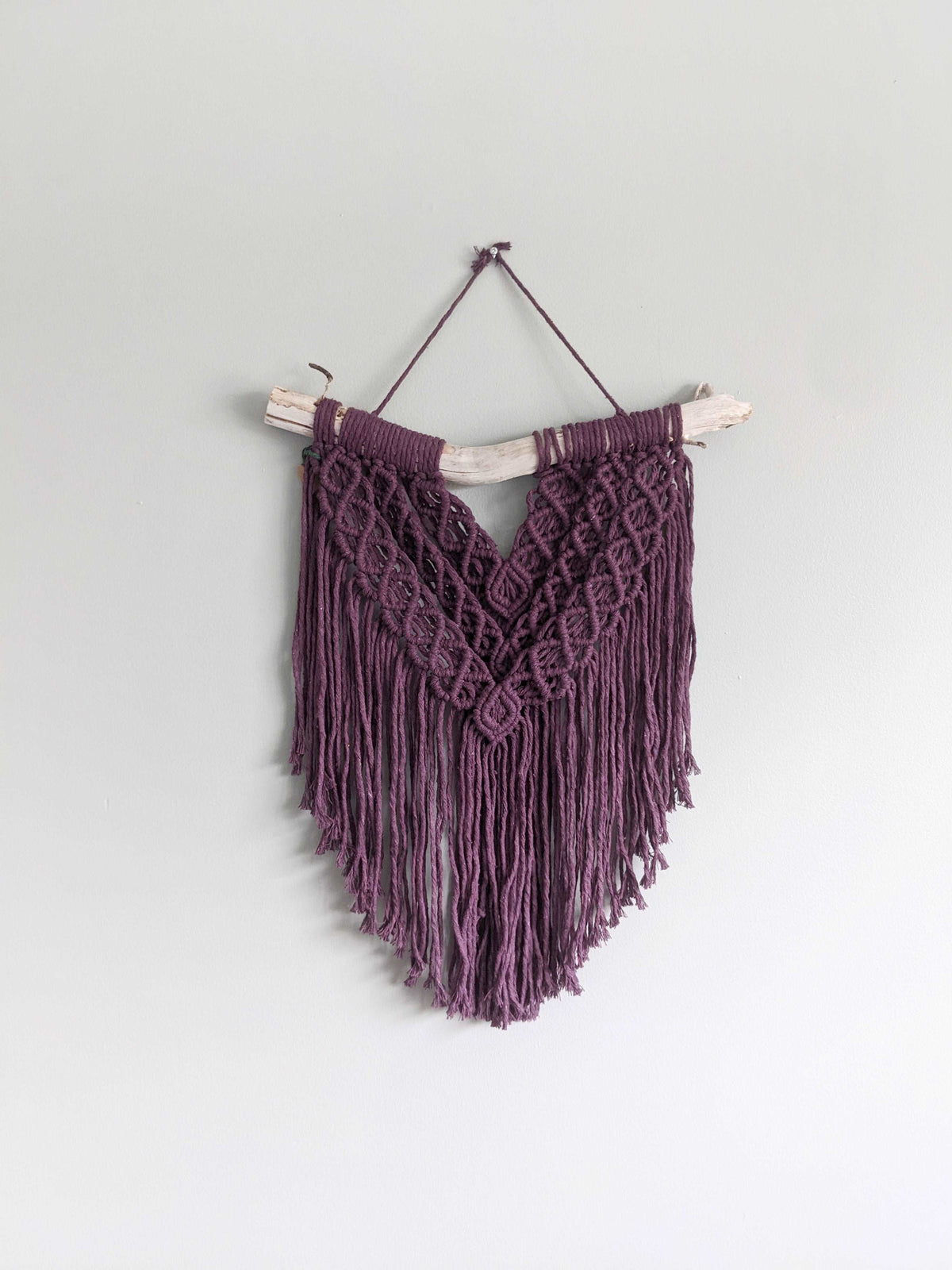Boho Macrame Wall Hangings on Driftwood - Ready to Ship