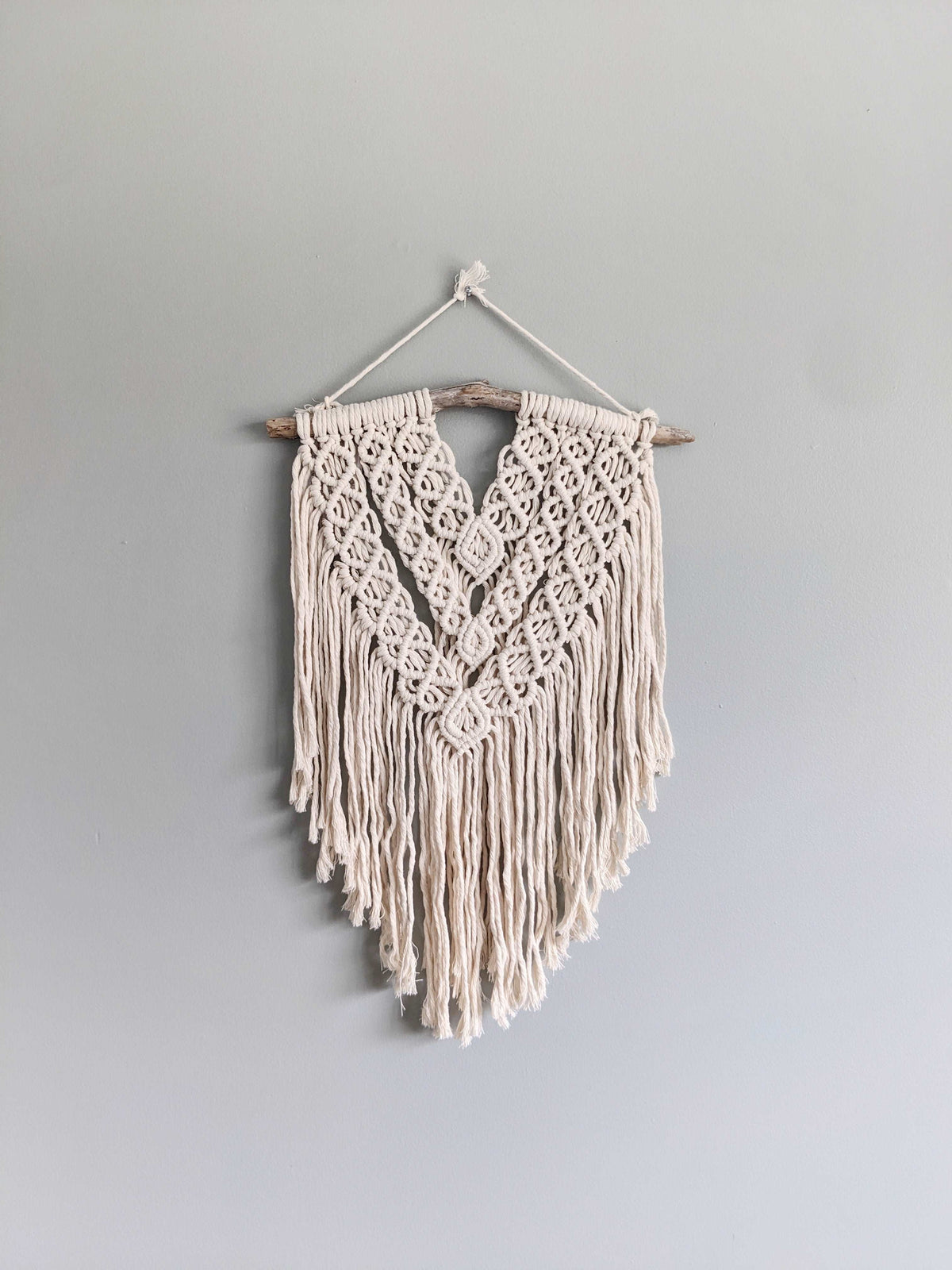 Boho Macrame Wall Hangings on Driftwood - Ready to Ship