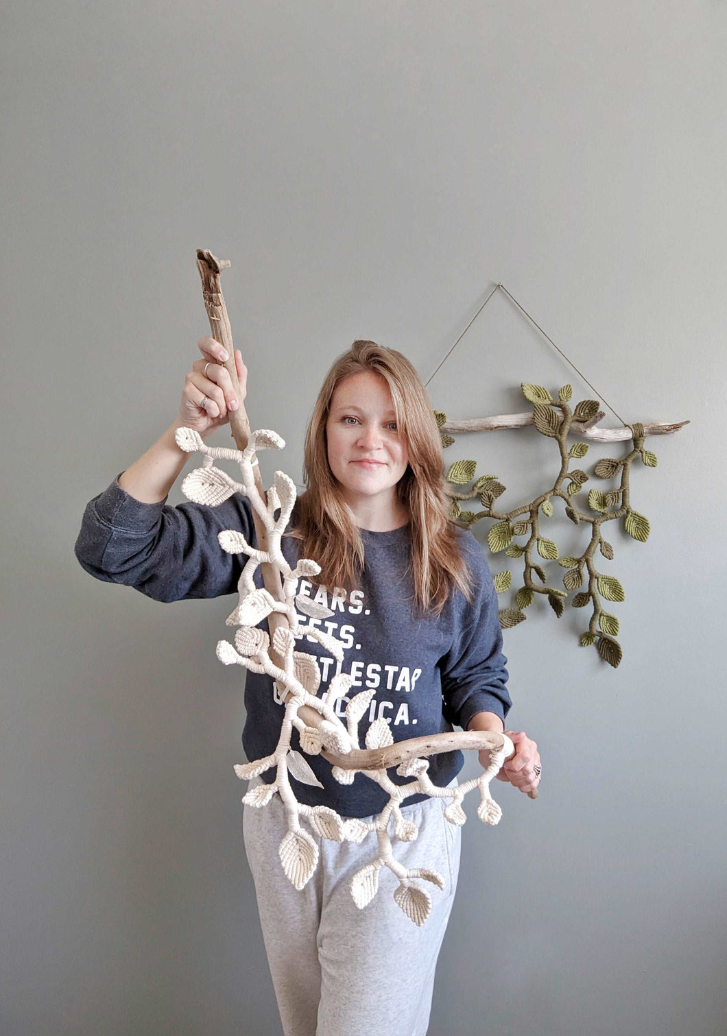 Delta - Leafy Sculpture String Theories Fiber Design