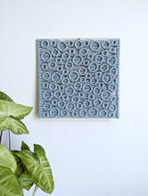 Load image into Gallery viewer, Bubbles Macrame Hanging on Square Frame
