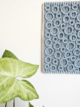 Load image into Gallery viewer, Bubbles Macrame Hanging on Square Frame
